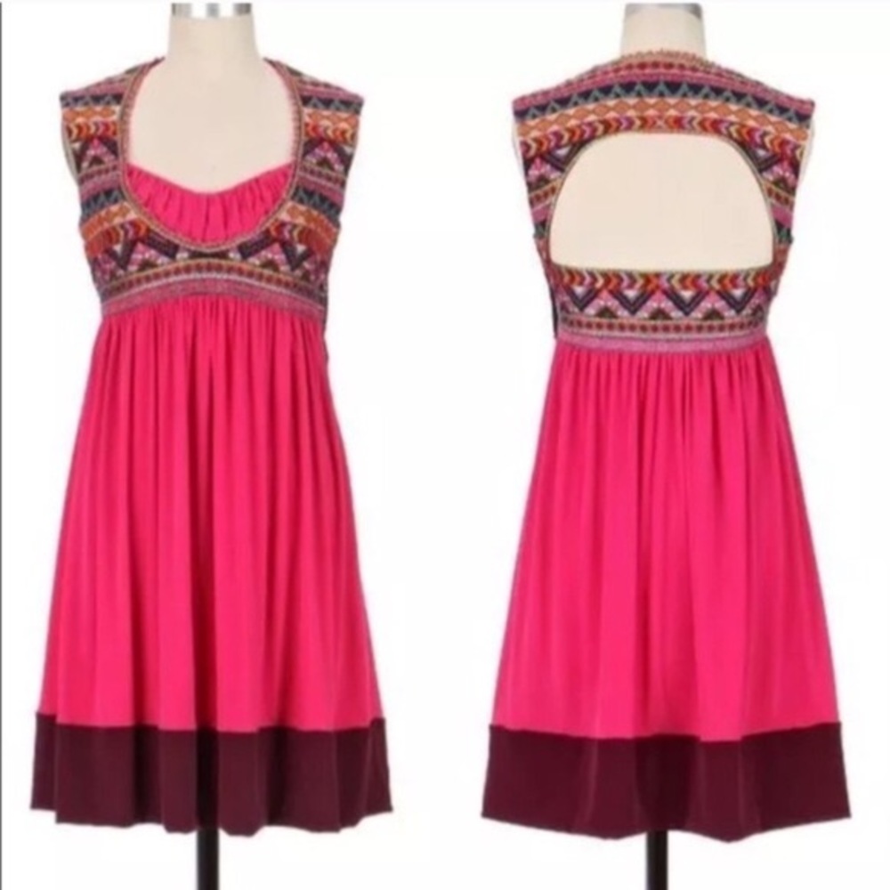 Ranna Gill Ballia embroidered Anthropologie dress